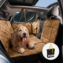 Protection voiture Siège arrière pour chien extra-large - Idéal pour le voyage et le camping
