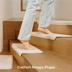 Marches d’escalier antidérapantes adhésives, adhérence renforcée, toutes saisons – Rétro