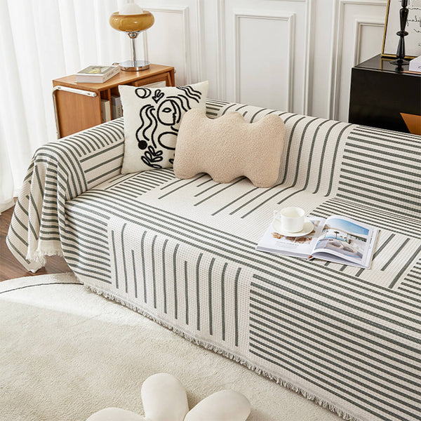 Jeté de canapé housse de canapé