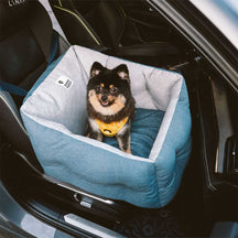 Lit de voiture pour chien étanche ISOFIX, surélevé et épaissi, avec système LATCH