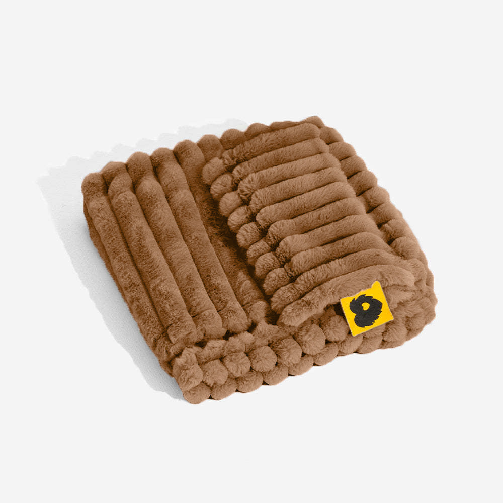 Couverture de lit - Grand oreiller orthopédique lavable et moelleux pour chien