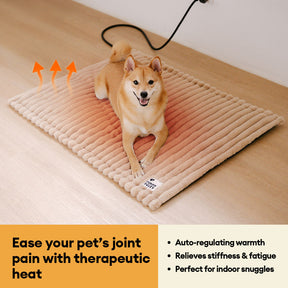 Tapis pour animaux en fausse fourrure de lapin lavable et chaud - ComfyEase