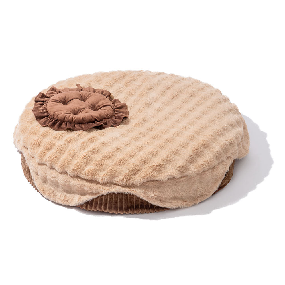 Lit orthopédique en peluche détachable en forme de gâteau moelleux – DreamBake