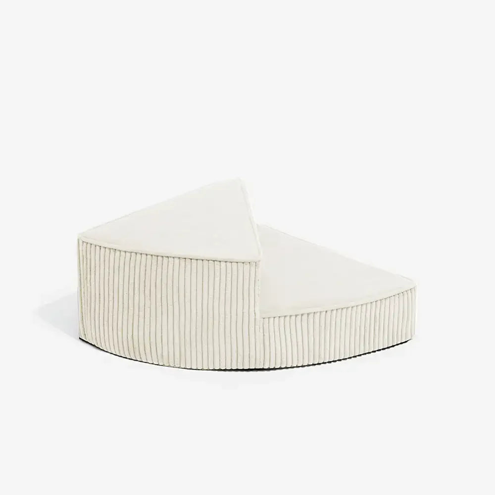 Escalier pour animaux en spirale amovible en velours côtelé confortable et amical pour les articulations - CreamyStep