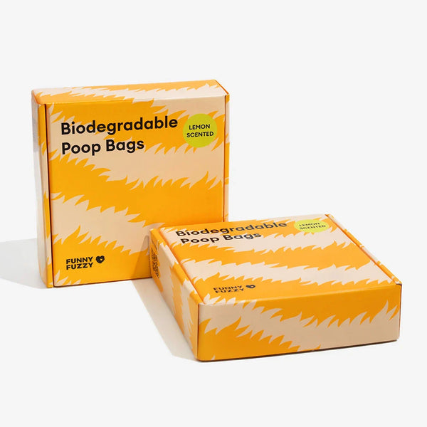 Sacs à crottes recyclés durables parfumés citron FUNNYFUZZY - Fresh Up