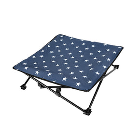 Lit pour chien pliable et lavable extérieur à motifs multiples