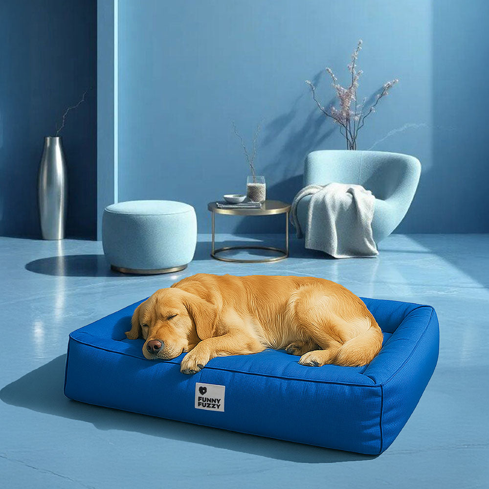 Lit orthopédique pour grand chien imperméable et soutien