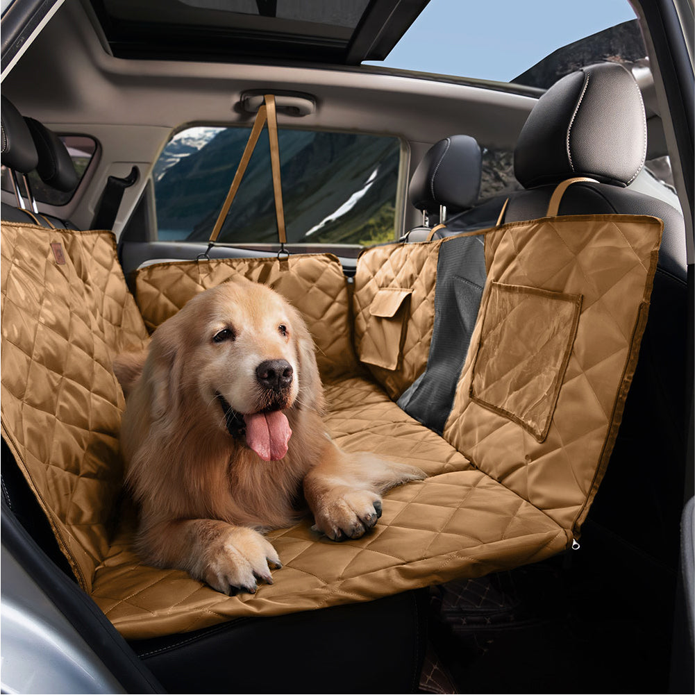 Protection voiture Siège arrière pour chien extra-large - Idéal pour le voyage et le camping