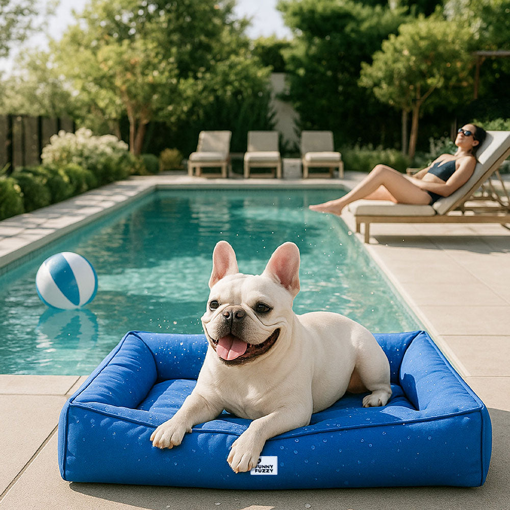 Lit orthopédique pour grand chien imperméable et soutien
