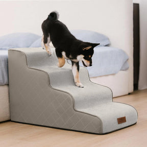 Escaliers pour animaux en mousse haute densité en simili cuir - LuxeStep