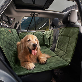 Protection voiture Siège arrière pour chien extra-large - Idéal pour le voyage et le camping