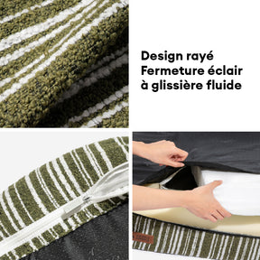 Panier pour chien en mousse à mémoire orthopédique toutes saisons - Funnyfuzzy SnugNest