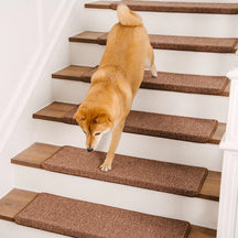 Bandes de protection pour escaliers en faux sisal, anti-rayures, lavables, sans tapis.