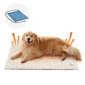 Tapis pour animaux de compagnie en peluche chaude, lavable et portable - ThermoPad