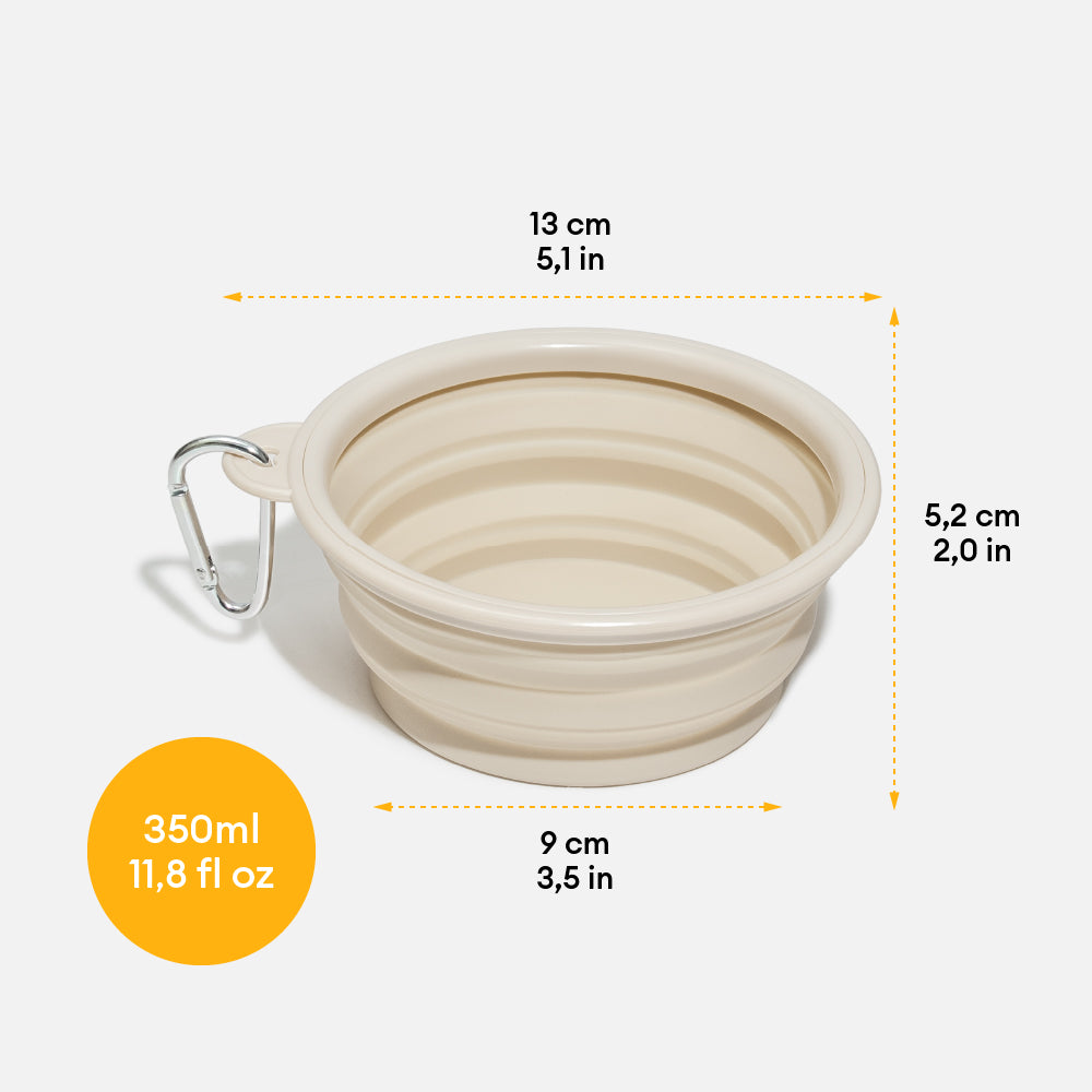 Bol en silicone pliable pour chien - Urban Roaming