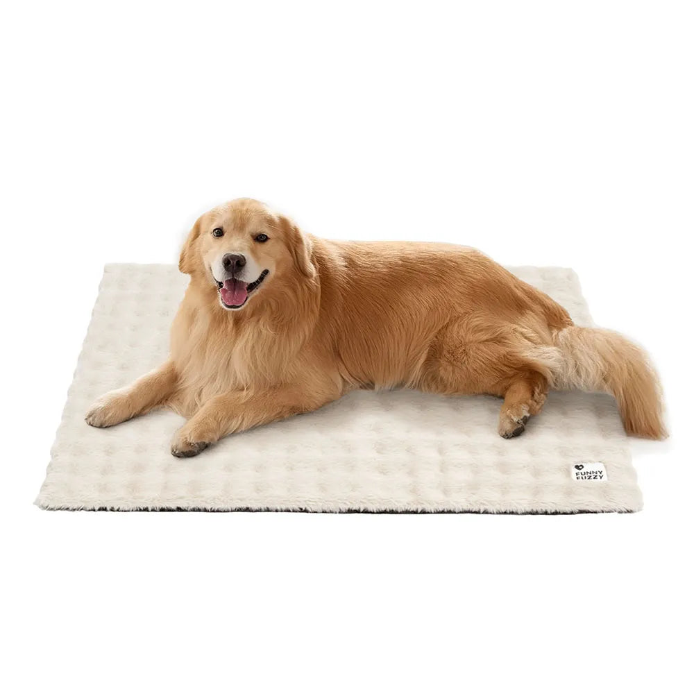 Tapis pour animaux de compagnie en peluche chaude, lavable et portable - ThermoPad