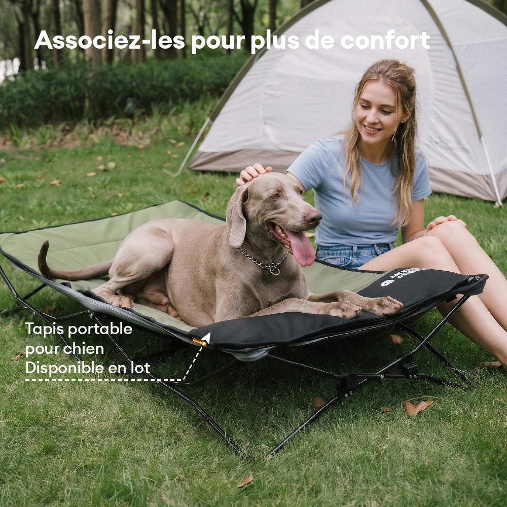 Lit de camp pour chien lit pour chien surélevé et pliable lit rafraîchissant pour animaux - Urban Roaming