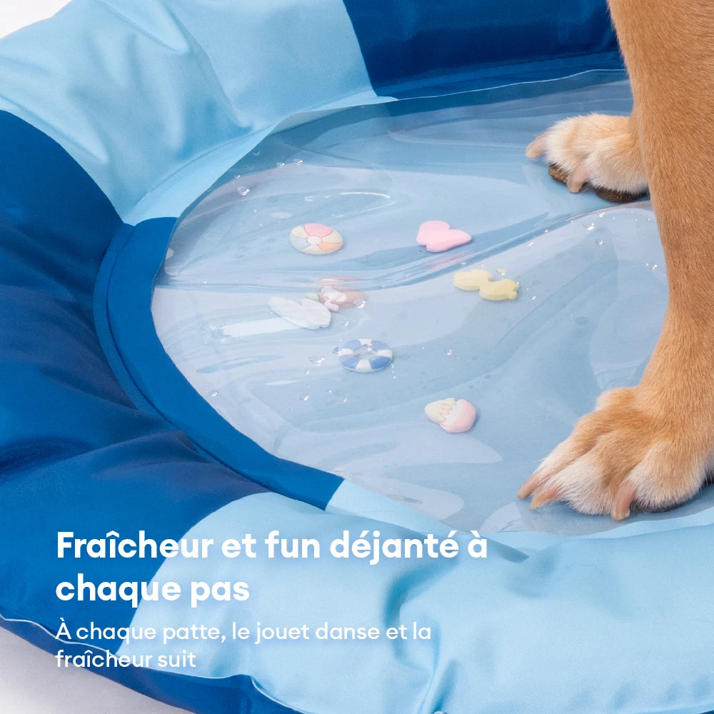 Tapis rafraîchissant pour chien et chat rempli d'eau pour chiens - Chill Nest