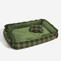 Lit pour chien classique luxueux et confortable lavable - Bliss Bolster