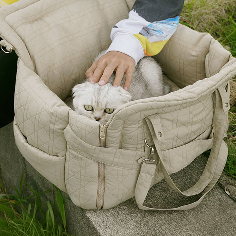 Sac de transport polyvalent pour animaux de compagnie siège de voiture pour chien