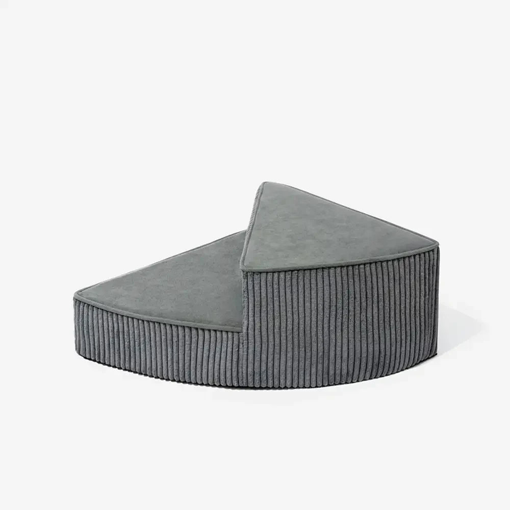 Escalier pour animaux en spirale amovible en velours côtelé confortable et amical pour les articulations - CreamyStep
