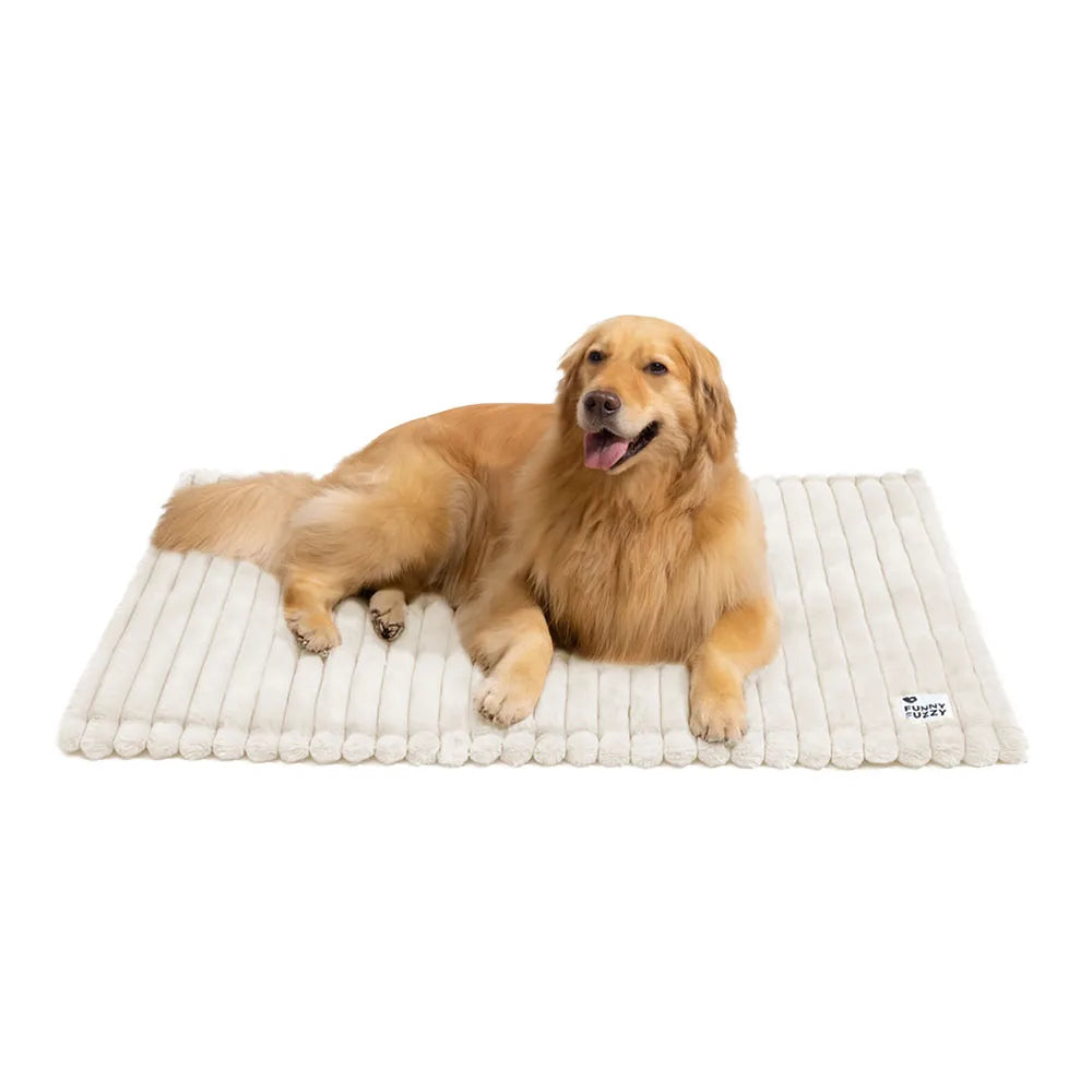 Tapis pour animaux en fausse fourrure de lapin lavable et chaud - ComfyEase