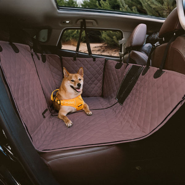 Housse de siège arrière imperméable et multifonction pour chien convertible pour voiture