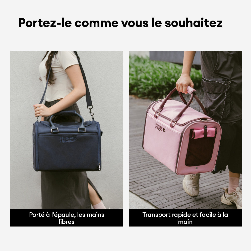 Transporteurs souples conformes aux règles des compagnies aériennes pour chiens et chat - Urban Roaming