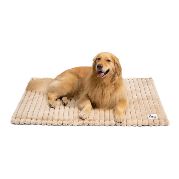 Tapis pour animaux en fausse fourrure de lapin lavable et chaud - ComfyEase