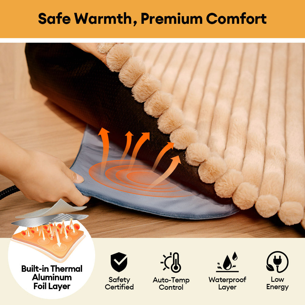 Tapis pour animaux en fausse fourrure de lapin lavable et chaud - ComfyEase