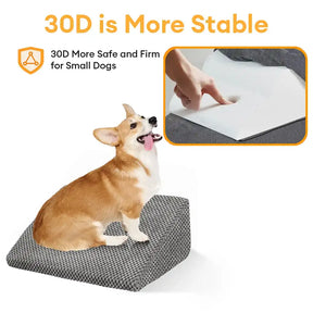 Rampes d'escalier modulaires en mousse pour chiens avec fixation Velcro