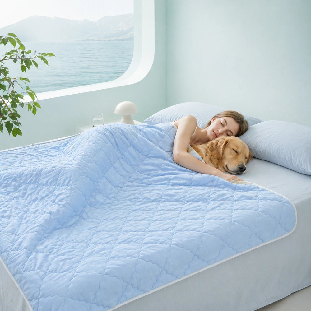 Couverture et Tapis rafraîchissant pour chien double face - Chill Nest