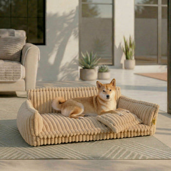 Grand Coussin Orthopédique Doux Lavable et Moelleux pour Chien - Lit de Canapé d'Extérieur Snoozy Dream