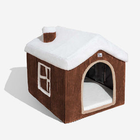 Maison de neige de Noël Grande maison pour humains et animaux