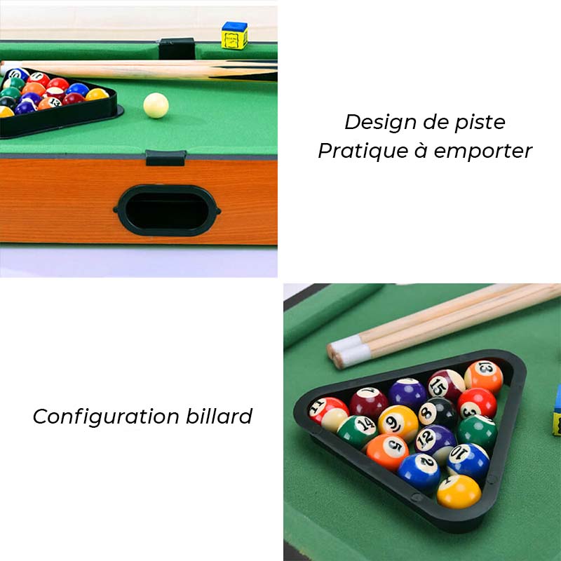 Jeu de Billard Interactif pour Table de Jeu Amusant