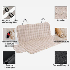Couverture moelleuse apaisante pour animaux de compagnie Housse de protection siège voiture