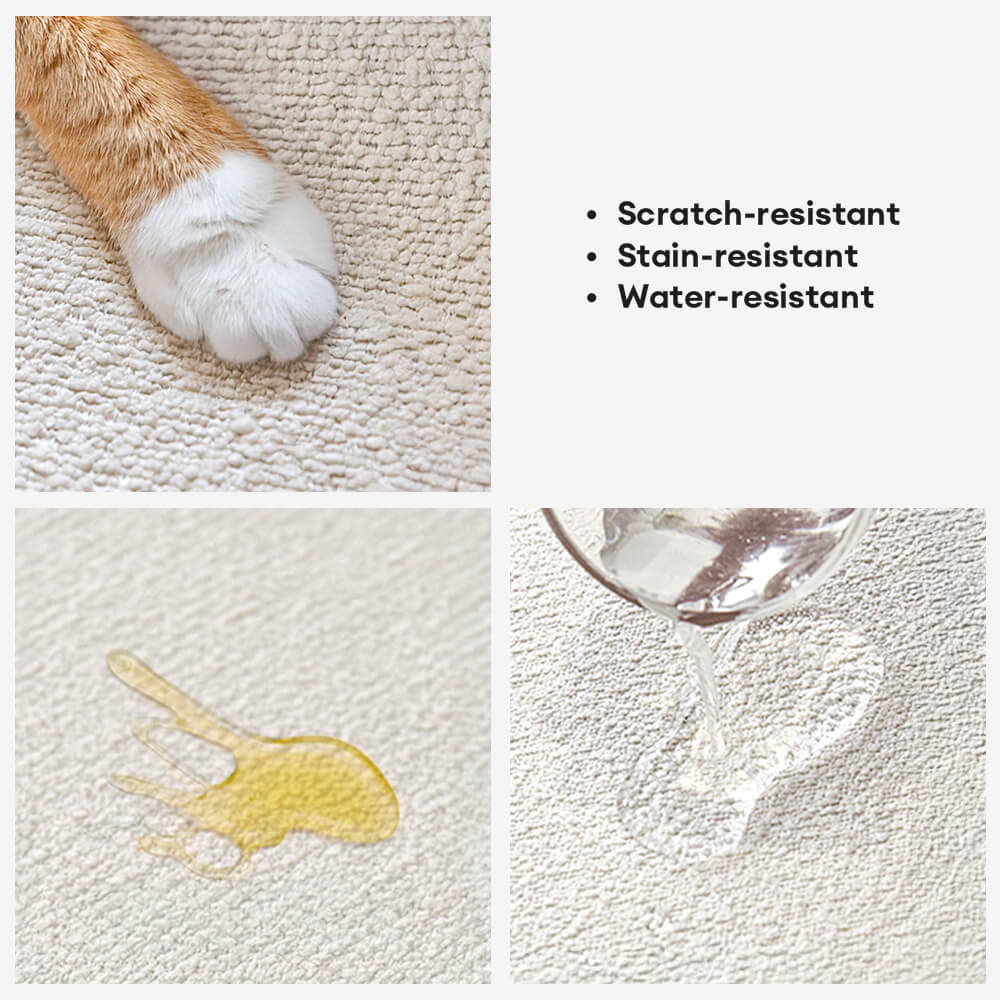 Housse de canapé en velours polaire imperméable et antidérapante pour canapé droit