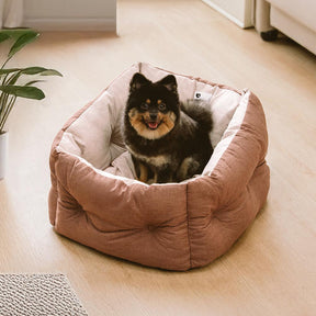 Lit de voiture pour chien étanche ISOFIX, surélevé et épaissi, avec système LATCH