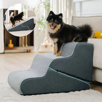 Escaliers pour chien pliables 2 en 1 multifonction avec fonction rampe