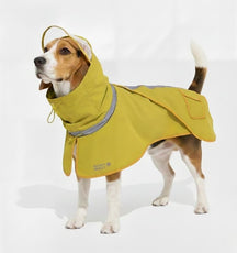 Imperméable réfléchissant réglable avec poche pour chien et maître - Restez au sec