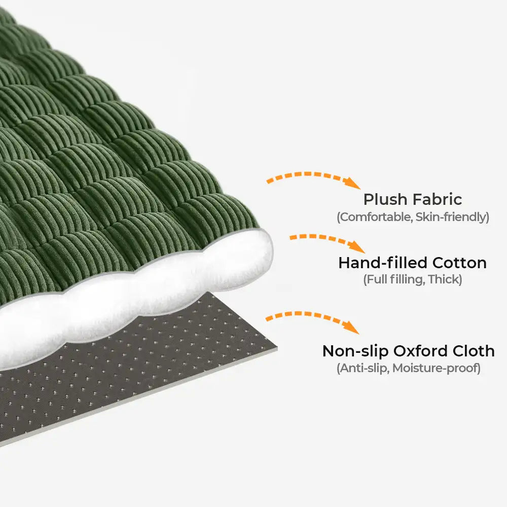 Matelas pour animaux en flanelle doux et paresseux, respirant, avec protection anti-dérapante pour canapé sectionnel.