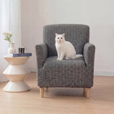 Housse de fauteuil, canapé extensible confortable et résistante aux griffures.