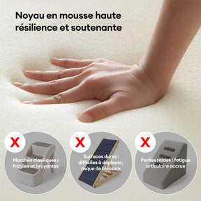 Escaliers pour chien réglables doux antidérapants et lavables avec rampe douce