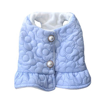 Gilet matelassé à motif fleuri pour chien - Confort douillet pour les promenades hivernales