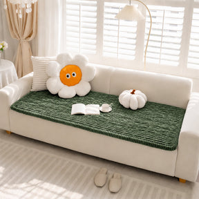Tapis pour animaux en flanelle douce imperméable, respirant, anti-dérapant pour canapé.