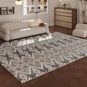 Tapis doux et confortable à motif géométrique bohème