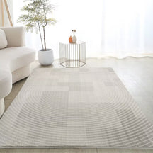 Tapis style moderne simple en fausse laine de cachemire