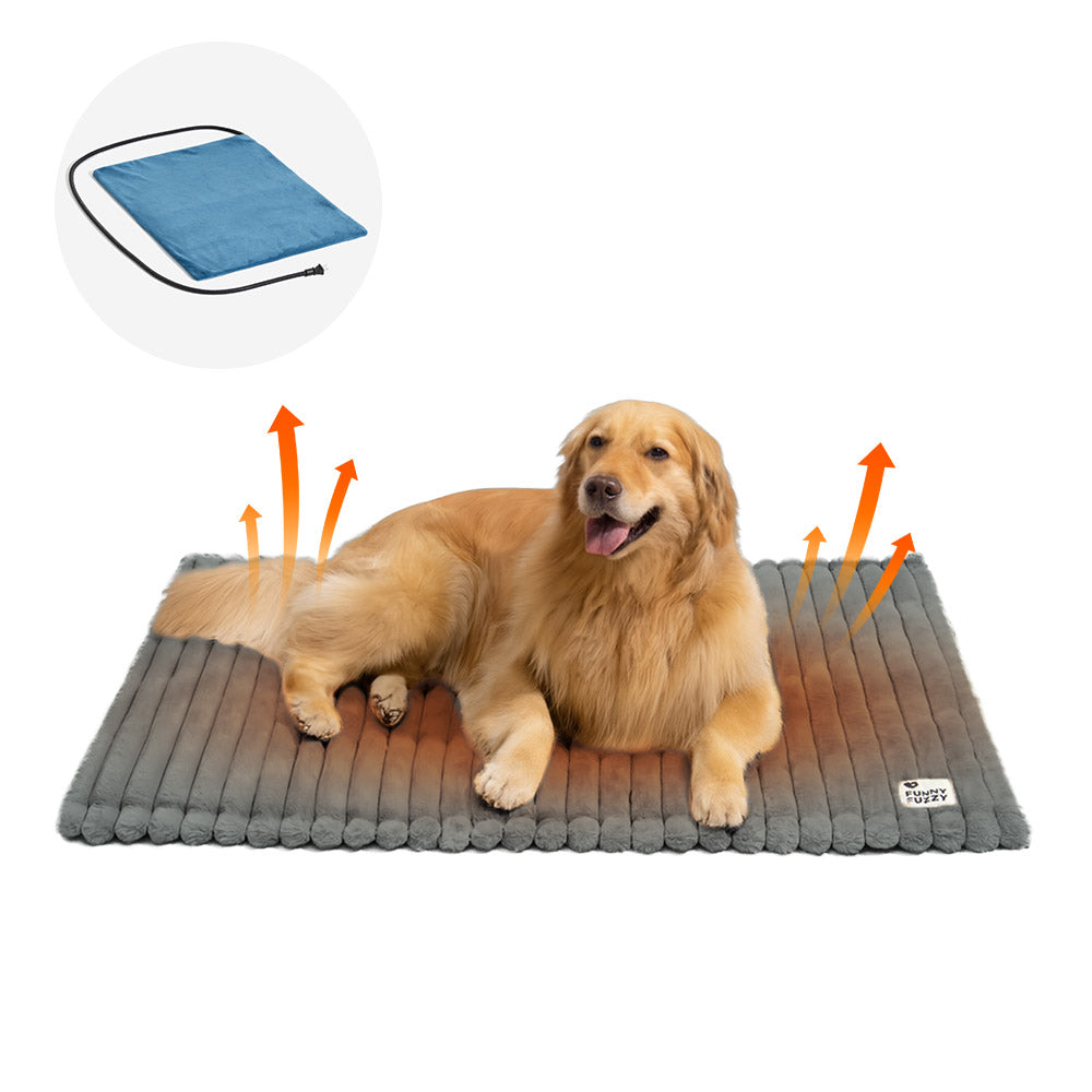 Tapis pour animaux en fausse fourrure de lapin lavable et chaud - ComfyEase