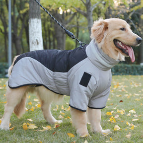 Veste d'hiver réfléchissante en coton pour grand chien idéale pour les sorties en extérieur