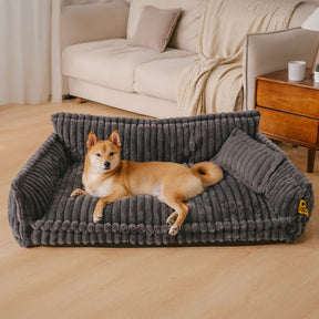 Grand Coussin Orthopédique Doux Lavable et Moelleux pour Chien - Lit de Canapé d'Extérieur Snoozy Dream